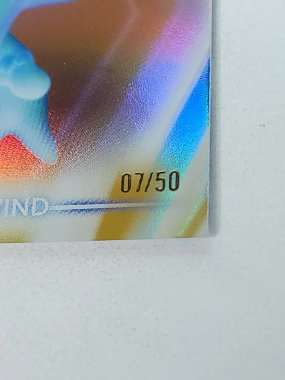 Moonwind Topps 2026 Disney Neon Gold Holo Parallel Limited 07/50 - Picture 2 of 4